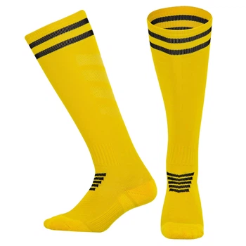 Гетри футбольні дитячі Zelart 621 розмір 28-33 Yellow-Black