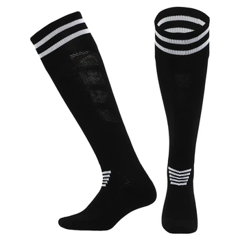 Гетры футбольные мужские Zelart 621 размер 39-44 Black-White