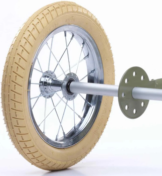 Додаткове колесоTrybike для балансувального велосипеда Світло-бежеве (8719189161687)