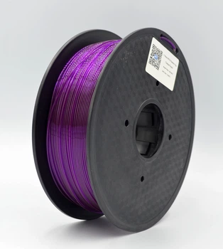 PETG-пластик MT Filament для 3D-принтера 1.75 мм 1 кг прозрачный фиолетовый (3DMT-PETG1.75-01-TP)