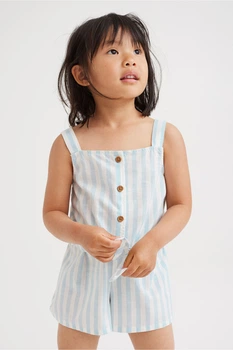Детские шорты на резинке для девочки H&M 061071058 122 см Белые (6666000324108)