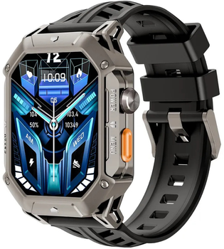 Смарт-часы Oukitel BT80 Grey (6931940752947)