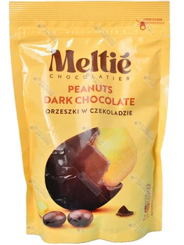 Арахіс у темному шоколаді MELTIE Peanuts Dark Chocolate зіп-пакет 280 г