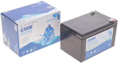 Аккумуляторная батарея Exide AGM 12 А/час 150 A 150 x 100 x 100 мм (+/-) B0 (AGM12-12F)