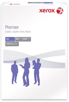 Офісний папір Xerox Premier A4 80 г/м² Білий 500 аркушів (5017534987603)