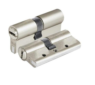 Циліндр латунний з вставкою KALE 164 DBNЕ 62 mm (26*10*26) 5 ключів, нікель (ЗС1013)