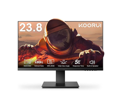 Монітор KOORUI 23.8 Business IPS Black FHD 100HZ (P02) (KOORUI-P02)