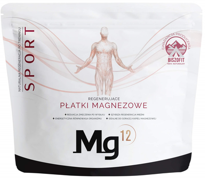 Płatki magnezowe do kąpieli Mg12 Sport regenerujące 4 kg (5903357645014)