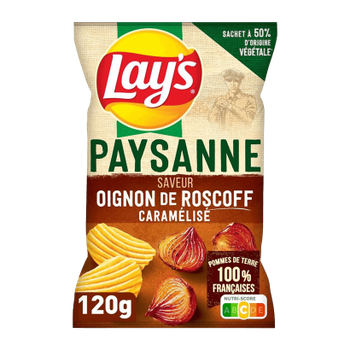 Чипсы Lay's Paysanne со Вкусом Карамелизованного Лука 120g