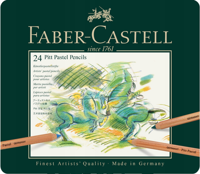 Набір кольорових олівців Faber-Castell Pitt Pastel 24 шт (4005401121244)