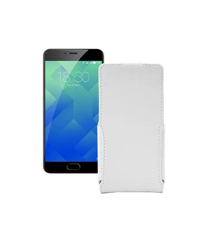 Чохол-флип з екошкіри для телефону Meizu M5 Note Білий