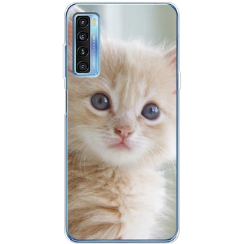 Силіконовий Чохол з Картинкою для TCL 20L Plus Принт (Котик) (56080-ysm99)