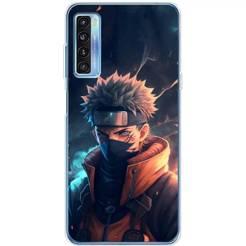 Силиконовый Чехол с Картинкой для TCL 20L Принт (Аниме Наруто, Anime Naruto) (56404-ysm001)