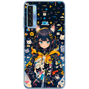 Силіконовий Чохол з Картинкою для TCL 20L Plus Принт (Аніме, Anime) (56080-ysm003)