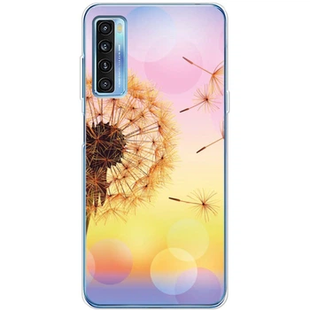 Силиконовый Чехол с Картинкой для TCL 20L Принт (Цветок, Одуванчик) (56404-ysm1500)
