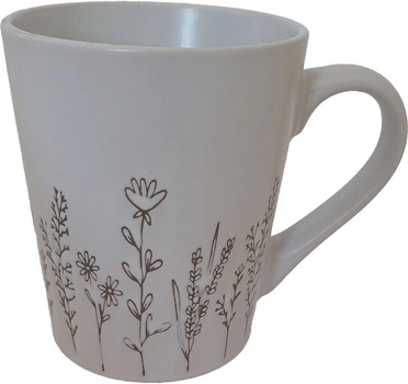 Кружка керамическая Milika Blossom WhGrey 350 мл (M0420-86E-038C-1440)