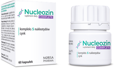 Дієтична добавка Norsa Pharma Nucleozin Complete 60 капсул (5905669770101)