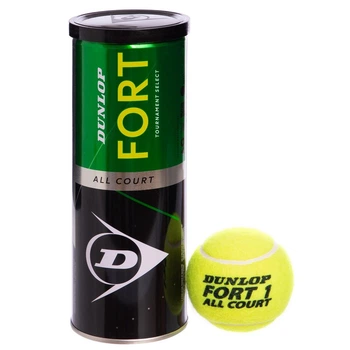М'ячі для великого тенісу 3шт Гума Мелтон DUNLOP FORT TOURNAMENT SELECT салатовий DL601315