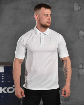 Тактическая футболка Polo White M