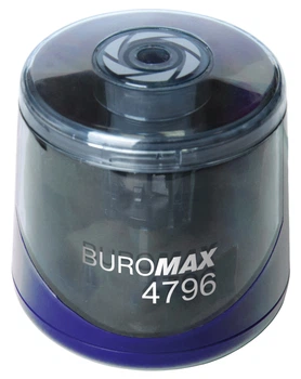 Точилка Buromax Автоматична з контейнером Синя (BM.4796)