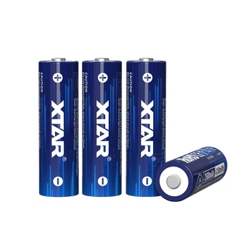 Акумуляторна батарея AA XTAR Blue PRO 1.5V Li-ion 4150mWh/2500mAh з LED індикатором | мaкс. заряд - 2А / розряд - 2А | набір 4шт. у пласт. кейсі