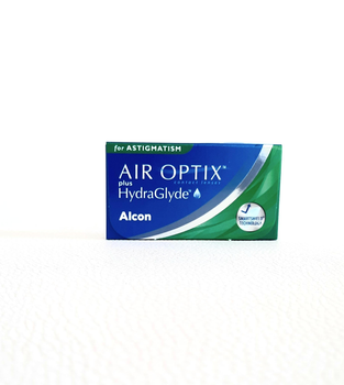 Контактні лінзи Air Optix plus HydroGlyde for Astegmatism Alcon +3,0/-0.75/90