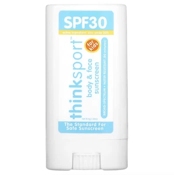 Солнцезащитный стик для детей, think, Thinksport, Face & Body, SPF 30, 18,4 г