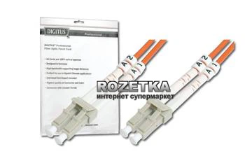 Оптический патч-корд Digitus Professional LC/UPC-LC/UPC 50/125 OM3 duplex 5 м (DK-2533-05/3)