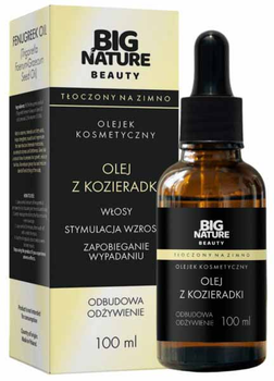 Olejek kosmetyczny z kozieradki dla włosów Big Nature 100 ml (5905745620467)