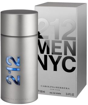 Woda toaletowa męska Carolina Herrera 212 Men NYC 100 ml (8411061043868)