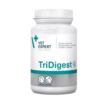 Пищевая добавка для кошек и собак Vet Expert TriDigest Вет Эксперт ТриДайджест для поддержания здоровья пищеварения 40 таб (200784)