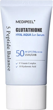 Сонцезахисна сироватка для обличчя MEDI-PEEL Glutathione Hyal Aqua Sun Serum SPF 50+ 50 мл (8809941820652)
