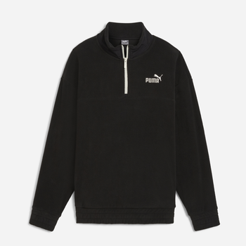 Толстовка на блискавці чоловіча Puma Ess Elevated Half-Zip 68531601 L Чорна (4067982675844)