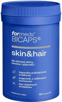 Suplement diety Formeds Bicaps skin&hair 60 kapsułek (5903148622668)