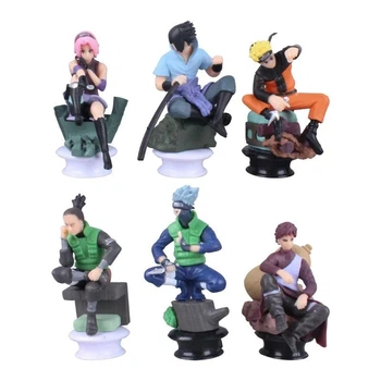Аниме фигурка Naruto, Наруто набор из 6 фигурок, 10см (NAR 0020)