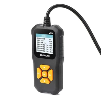 Автосканер диагностический CarD V318 OBD-2 сканер неисправностей автомобиля (R051041)