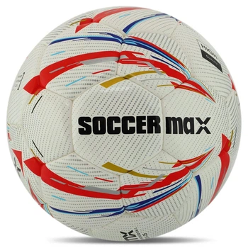 Мяч футбольный Soccermax Fifa 8070 размер №5 White-Red