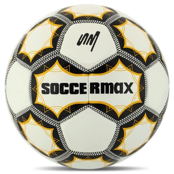 Мяч футбольный Soccermax Kick Off 8079 размер №5 White-Yellow
