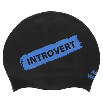 Шапочка для плавания силиконовая двухсторонняя для взрослых Mad Swim Introvert 055336