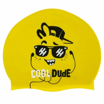 Шапочка для плавания силиконовая юниорская Mad Swim Junior Cool Dude 057208