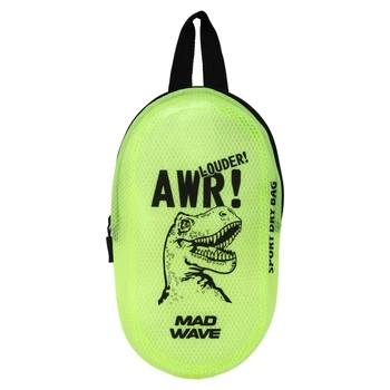 Сумка водонепроницаемая для бассейна для мокрых вещей Mad Swim Dino 112908003 объем 3л