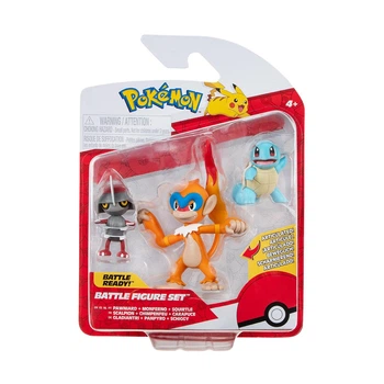 Набор игровых фигурок Pokemon W18 - Поньярд, Сквиртл, Монферно Pokemon PKW3058