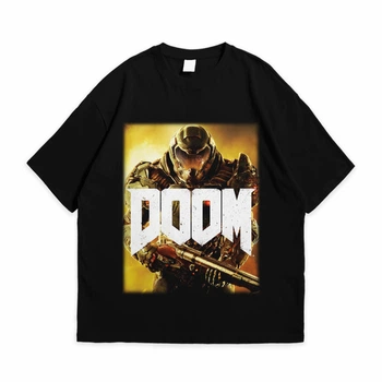 Футболка з принтом DOOM 2XL Чорний Ф Іг011-Ч 2XL