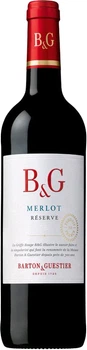 Вино Barton & Guestier Merlot Reserve червоне сухе 0.75 л (3035138005693)