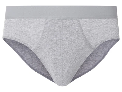 Трусы слипы однотонные для мужчины Livergy LYCRA® 443069_450236_ M Серый