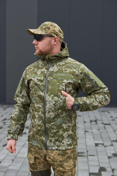 Чоловіча Куртка Soft Shell піксель Military XL