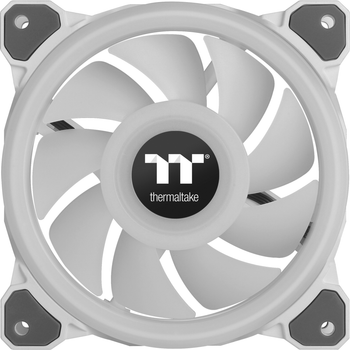 Zestaw wentylatorów Thermaltake Riing Quad 12 RGB TT Premium Edition White (CL-F100-PL12SW-A)