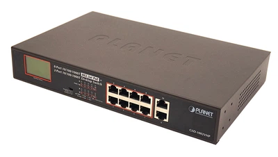Неуправляемый гигабитный коммутатор PoE Planet GSD-1002VHP (8port 10/100/1000Mbps 802.3 atPoE+2port