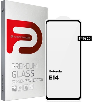 Защитное стекло для смартфона Motorola E14 ArmorStandart Pro Black (ARM78827)