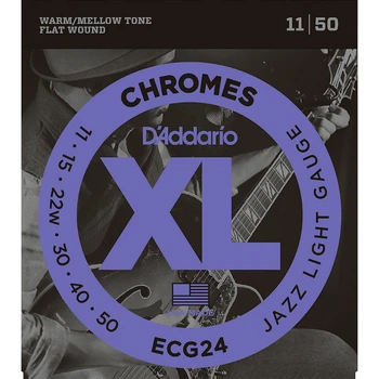 Струни DAddario ECG24 XL Chromes 11-50 Jazz Light